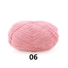 DUWEN 1.5mm Matte Chenille Yarn Doll Thread Handmade Crochet Knitted Material Thin Ice Stripe Thread