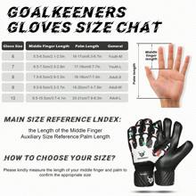 Soccer Goalkeeper Goalie Gloves For Youth Adult Professional Football Gloves With Strong Grips And Finger Protection Men & Women - Size 6-10 - 白色 - 查看 3
