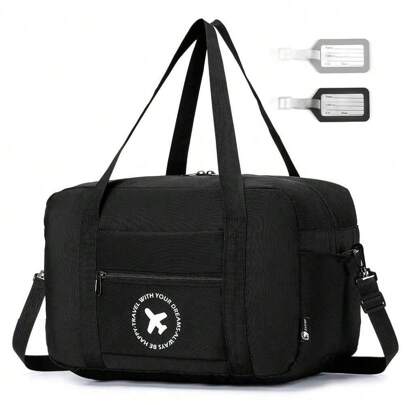 Borsa da cabina 40x20x25 Ryanair, borsa da viaggio pieghevole, bagaglio a mano leggero, borsa portatile per sotto il sedile, valigia, borsa a mano per scuola, accessori scolastici, materiale scolastico