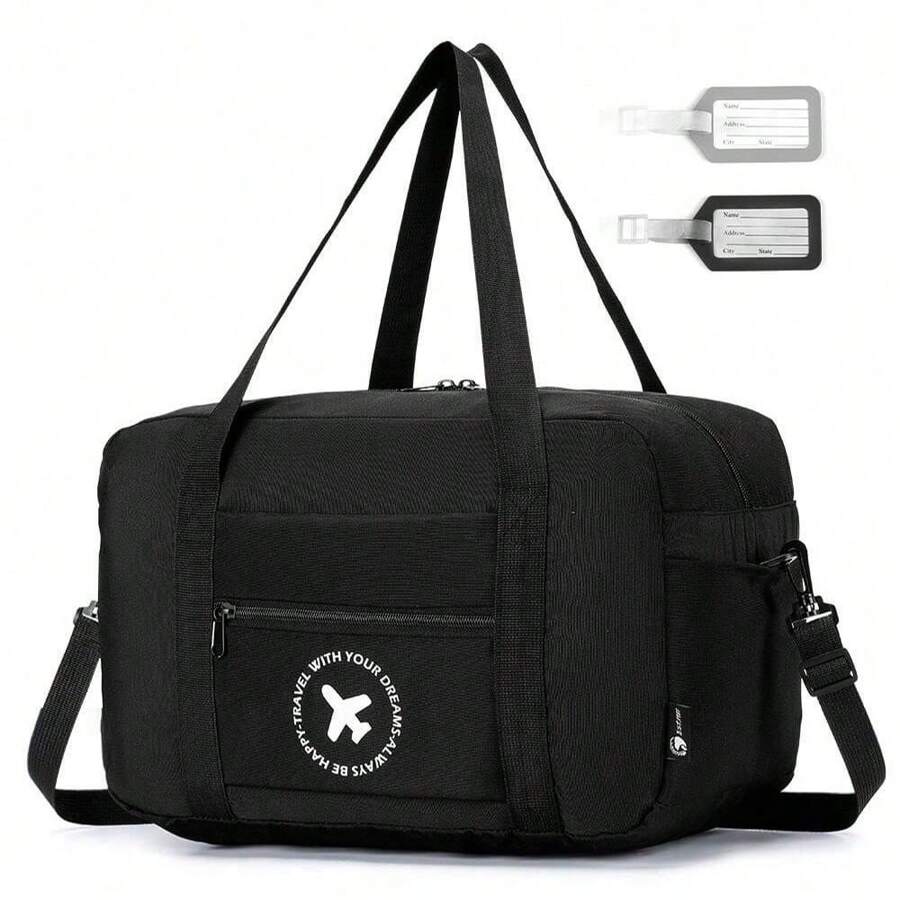 Bolsa de cabina 40x20x25 Ryanair, bolsa de viaje plegable, equipaje de mano, bolso ligero para debajo del asiento, maleta, bolso de mano, bolso para la escuela, accesorios escolares