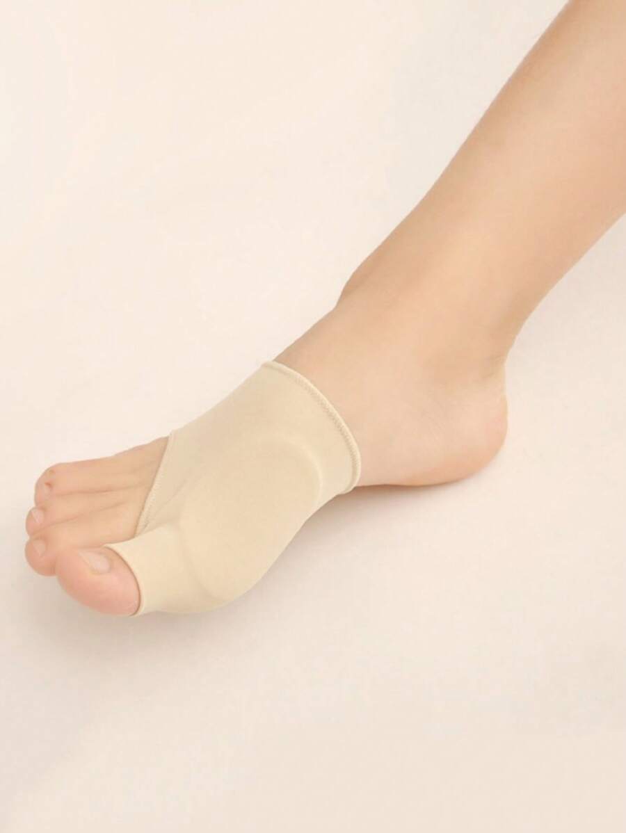 1 Pasang Bantalan Kaki Silikon Lembut, Cocok Untuk Sepatu Kasual, Sepatu Olahraga, dan Sepatu Datar - Krem - View 1