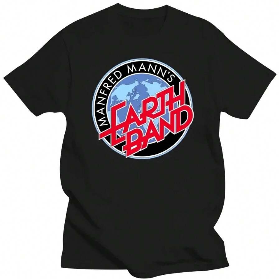 Summer Graphic Short Sleeve Manfred Manns Earth Band Gift Idea Shirt For Men Tee Women Classic Retro Customize TShirt Streetwear