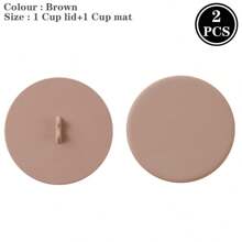 1/2/6pcs Macaron Colored Silicone Cup Lid - Heat-Resistant, Dustproof, Food Safe Circular Lid, Suitable For Tea And Water Cups, Very Suitable For Household Use