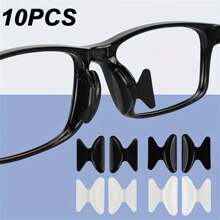 10/20 Pcs Butterfly Shaped Silicone Anti-Slip Eyeglasses Nose Pads, Lift, Anti-Pressure, Anti-Allergy Eyewear Accessories - Multicolor - View 5