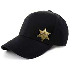 Sheriff Badges, Western Police Vest Badge, Deputy Sheriff Badge, Cowboy Party Decoration Badge,Makeup Ball Costume Props Party Favors Supplies, Police Badge Medallion Pins For Carnival Prizes, Party Bag Gift Fillers
