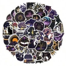 50pcs Dark Magic Graffiti Stickers Cheap Stickers Vinyl Stickers For Diary Stickers Hand Tent Stickers Decorate Party Skateboard Phone Case Water Cup Guitar Sticker Sticker Can Diy Sticker Sticker Laptop Sticker