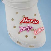 Custom Shoe Charms Cute And Simple Personalized 3d Print Shoe Charms With Name Logo Diy Shoe Pins Accessories For Decorations Ornamental,Dawg Stylish,Fashion,Hipster,Contracted,Casual,Cute Cuties,Minimal Chic,Cozy Custom,Unique,Personalized Ideal Gifts For Him,Ideal Gifts For Her Family,Friends Ornamental,Dawg Stylish,Fashion,Hipster,Contracted,Casual,Cute Cuties,Minimal Chic,Cozy Custom,Unique,Personalized Ideal Gifts For Him,Ideal Gifts For Her Family,Friends,Chic Autumn,Look Glamour - Multicolor - View 2