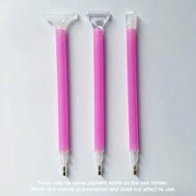 3 pièces/7 pièces Stylos peinture diamant DIY, Stylo correcteur à 3/6/9 têtes de perles, Stylo de collage rapide DIY, Stylo de prise de pierre, Stylo de peinture au diamant, Fournitures d'art