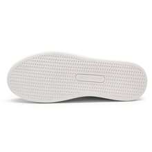Men's Classic Textured Lace-Up Fashion Sneakers With Cushioned Support  Business Casual White Shoes - 白色 - 查看 9