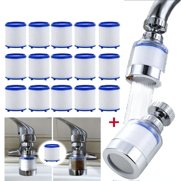 1-11 piezas Elemento filtrante para grifo que elimina el cloro, metales pesados. Filtro para cabezal de ducha, baño, purificador, ablanda el agua dura