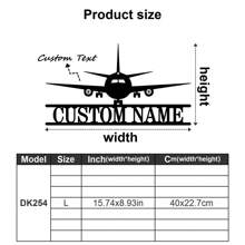 One Custom-Designed Metal Wall Hanging Featuring Airplanes, Helicopters, Fighter Jets, Pilots, And Aviation Themes - Customizable With Name, Date, And Text - Airplane Silhouettes And Cityscapes, Badges And Military Aircraft Gifts, Perfect For Birthdays And Graduations. - Multicolor - View 61