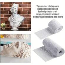 5PCS White Plaster Gauze Bandage Roll For Art Projects, Belly Casting, Mask Making, Sculpture, Body Casting, Craft Projects, Landscape Texture Painting And More