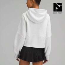 Sudadera con capucha con cremallera completa oversize de estilo scuba - Núcleo jaspeado gris ultra claro - Ver 3