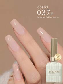XEIJAYI 8Colors 15Ml Nude Moonlight White Nail Enamel 2025 New Yogurt Cream Soybean Milk Cream White Nail Enamel Nail Polish Gel For Nail Shop - 彩色 - 查看 13