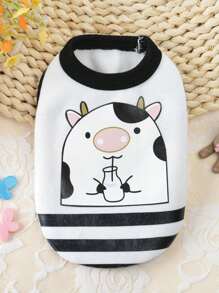 1pc Spring Fleece Puppy Outfit, Cute Frog Design For Small Dogs Like Chihuahua, Kitten, Teacup Dog, Teddy Pet Clothes - Coral Pink - View 11