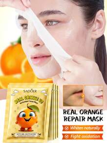 SADOER Mix 1 Peça/15 unidades/30 unidades/50 unidades Máscara Facial Hidratante com Estampas de Anime, Plantas e Frutas