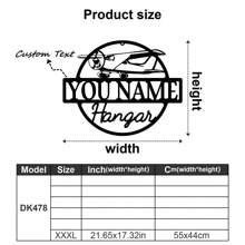 One Custom-Designed Metal Wall Hanging Featuring Airplanes, Helicopters, Fighter Jets, Pilots, And Aviation Themes - Customizable With Name, Date, And Text - Airplane Silhouettes And Cityscapes, Badges And Military Aircraft Gifts, Perfect For Birthdays And Graduations. - Multicolor - View 43