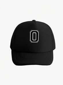 1pc Kid's 26-Letter Baseball Hat, Fashionable And Versatile Mesh Breathable Sun Hat, Suitable For Daily Outings In Spring And Summer, Suitable For Use As A Gift