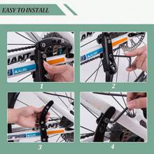 ROCKBROS Bicycle Kickstand Mountain Bike Stand Adult 24 Inch To 28 Inch Adjustable Bicycle Side Stand Aluminum Alloy Anti Slip Rear Stand - Multicolor - View 6