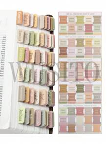 WUSITO Bible Tabs, 75 Tabs, Boho Theme, Laminated Bible Tabs For Women And Men, Bible Tabs For Study Bible, Bible Index Tabs, Bible Book Tabs, Bible Labels Tabs.,School Supplies,Back To School