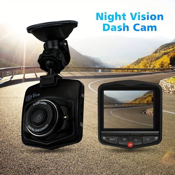 2.4-Inch Full HD 1080P Car DVR Front Or Rear Camera With Night Vision G Sensor