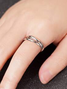 3 件/套经典 925 纯银戒指女士结婚珠宝精美珠宝情人节礼物