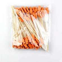 200/100/80/50/30/20/10pcs/Pack Easter Carrot Designed Bamboo Picks, Suitable For Easter, Burgers, Bread, Desserts, Appetizers, Home Party Cake & Food Decoration In Spring Festivals