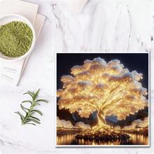 1 Zestaw Malowania Diamentami, Pełny Zestaw Sztuki Diamentowej, Malowanie Kropką Diamentową DIY Do Dekoracji Ściany Domu, Prezenty, Zestaw Sztuki Diamentowej