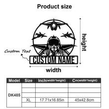 One Custom-Designed Metal Wall Hanging Featuring Airplanes, Helicopters, Fighter Jets, Pilots, And Aviation Themes - Customizable With Name, Date, And Text - Airplane Silhouettes And Cityscapes, Badges And Military Aircraft Gifts, Perfect For Birthdays And Graduations. - Multicolor - View 69
