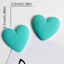 5/10 piezas Imanes para refrigerador con forma de corazón - Multifuncionales para cocina, pizarra de oficina, gabinete, decoración de lavavajillas - Perfectos para decoración del hogar y regalos de Navidad, Halloween