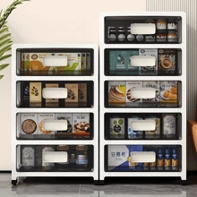 Wevalley WeValley Tour de rangement - sur roulettes, 5 tiroirs, hauteur 61 cm, idéale rangement bureau, cours, documents, fournitures, accessoires - Noir transparent et Blanc