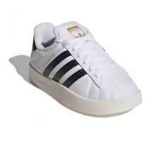 Adidas SUPERSTAR HOME Classic Trefoil Black & White Canvas Sneakers