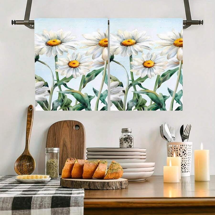 2pc Various Styles Home Kitchen Decorations Kitchen Towels Dish Towels Kitchen Hand Towels 40X60cm  Dish Towels Quick Dry Microfiber Cloth Dish Towels For Kitchen Drying Towel 16*24 Inch  ,Coastal Ccean Sand Wave Blue Teal