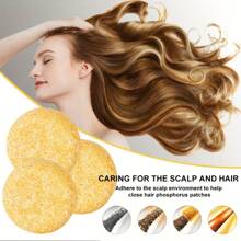60g 3PCS Ginger Shampoo Soap, Deep Cleans Hair, Oil Control, Anti-Frizz, Scalp Cleansing, Makes Hair Surface Smooth And Silky, Natural Plant Essential Oil Soap, Suitable For Men And Women, Suitable For All Hair Types.
