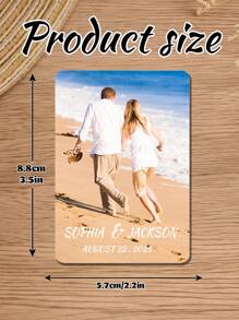 Carte da gioco personalizzate con foto, carte da poker personalizzate e impermeabili con scatola regalo per matrimoni e feste - stampa parziale - Multicolore - Visualizzare 8