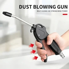 Air Blow Guns Pneumatic Dust Blowing Gun With EU Blowing Airsoft Guns Cleaning Tool Dust Spray Duster Clean High Pressure Air Dust Collector, Pneumatic Tool Parts, Rust Proof Air Blower, Industrial Cleaning Tool Quick Connection