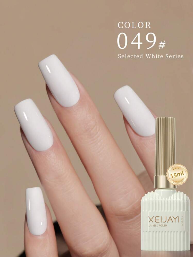XEIJAYI 8色 15ml ヌード ムーンライト ホワイト ネイルポリッシュ