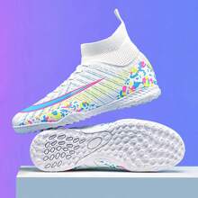 New Teenage Football/Soccer Shoes Recommendation, High-Top Long Spikes, Slip-Resistant, Suitable For School, Student, Match, Training, Unisex Adult