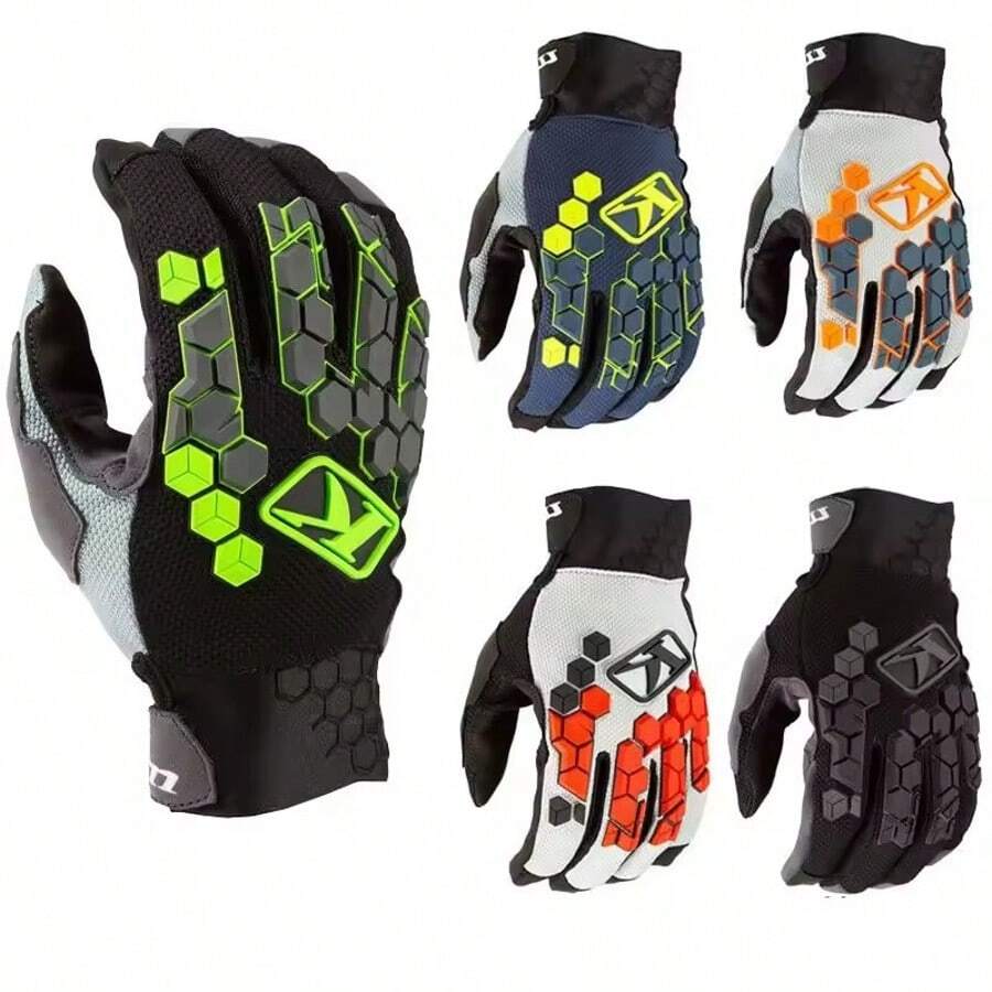 KLIM Dakar Offroad Motorcycle Riding Gloves - Multicolor - View 1