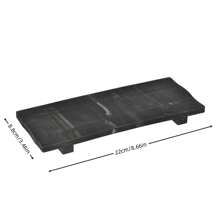 1pc Silicone Base Non-Slip Display Tray For Bathroom Kitchen Sink Soap Dish, Candle Plant Tray, Farmhouse Decor Countertop Organizer, Soap Holder Kitchen Bathroom Accessories, Cosmetic And Bathroom Countertop Tray For Fragrance Spray, Shower Gel, Skin Care And Household Items (8.66 Inches) (9.84 Inches) Two Sizes