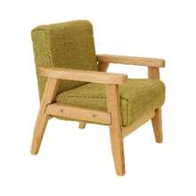 3 件套微型单人沙发模型装饰、地毯垫装饰道具