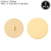 1/2/6pcs Macaron Colored Silicone Cup Lid - Heat-Resistant, Dustproof, Food Safe Circular Lid, Suitable For Tea And Water Cups, Very Suitable For Household Use