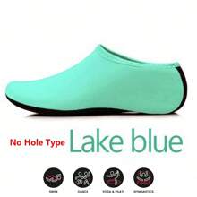 1 Pair Soft Foot Protective Beach Yoga Multipurpose Reversible Indoor Outdoor Hollow Design/Dotted Anti-Slip Bottom Swimming Thermal Insulation House Protect Feet From Dryness, Variety Of Colors & Styles Available No Show Socks, Cozy