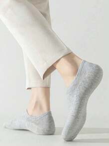 1/5 pares de calcetines invisibles de verano para hombres con silicona antideslizante, calcetines deportivos sin mostrar el tobillo, casuales, transpirables, delgados y de corte bajo para barco (sin cartón)