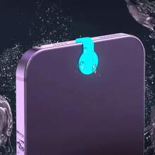 5 件套硅胶防尘塞套装适用于 Android 和 iPhone/Android，夜光，Type-C 和闪电端口保护器，无需电池