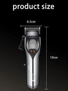 Máquina de cortar el pelo profesional Kemei KM-2229 para hombres - Cortadora de pelo ajustable a 9000 RPM, recortadora eléctrica de alta velocidad para un acicalado preciso - Negro - Ver 5