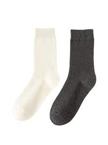 1pair/2pairs/3pairs/6pairs Women's Random Color Fashionable Bubble Pile Socks, Comfortable, Breathable, Classic, European Style, Knee-High, Casual Scrunch Socks, Fall