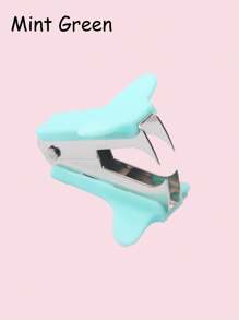 1 件便携式起钉器，马卡龙色，适合办公室使用，返校，返校，学校用品