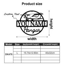 One Custom-Designed Metal Wall Hanging Featuring Airplanes, Helicopters, Fighter Jets, Pilots, And Aviation Themes - Customizable With Name, Date, And Text - Airplane Silhouettes And Cityscapes, Badges And Military Aircraft Gifts, Perfect For Birthdays And Graduations. - Multicolor - View 30