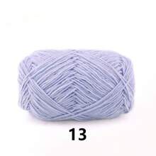 DUWEN 1.5mm Matte Chenille Yarn Doll Thread Handmade Crochet Knitted Material Thin Ice Stripe Thread